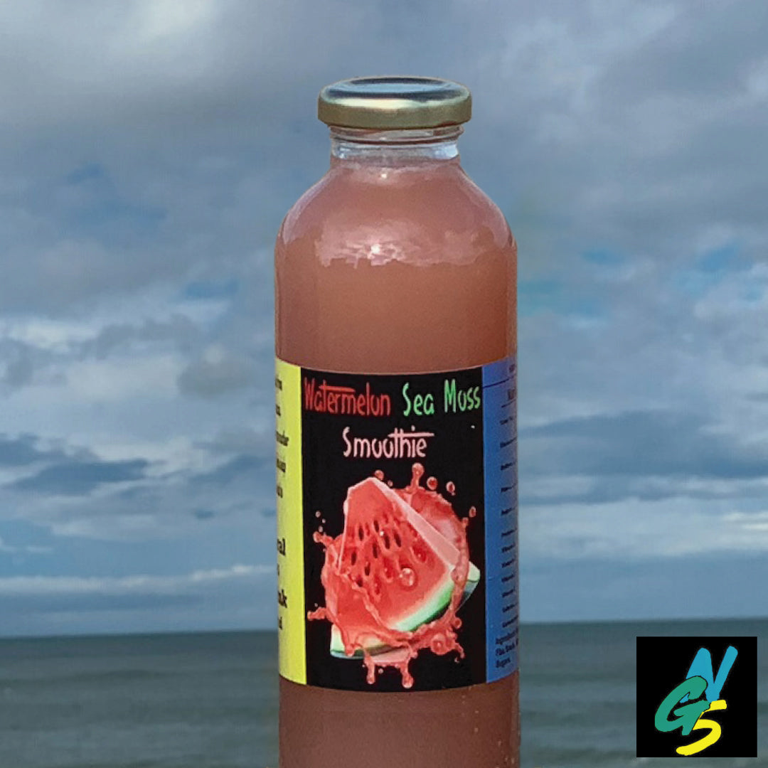 NG5: WATERMELON SEAMOSS SMOOTHIE (6 pack/ $9.50 per bottle)