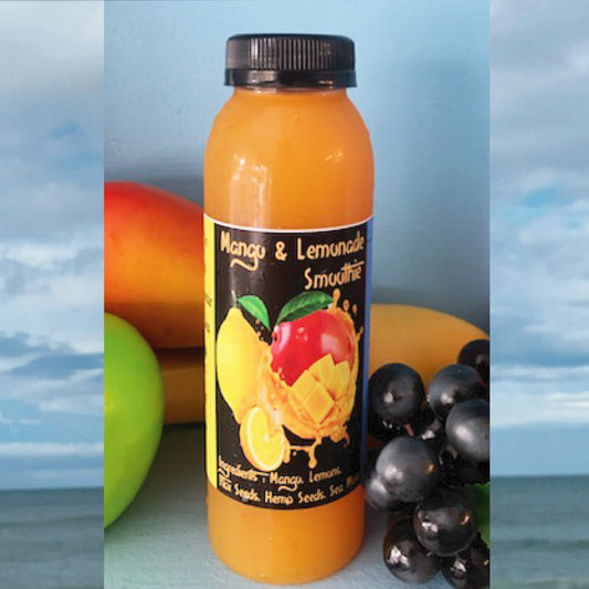 MANGO & LEMONADE SEAMOSS SMOOTHIE (6 pack/ $7.00 per bottle)