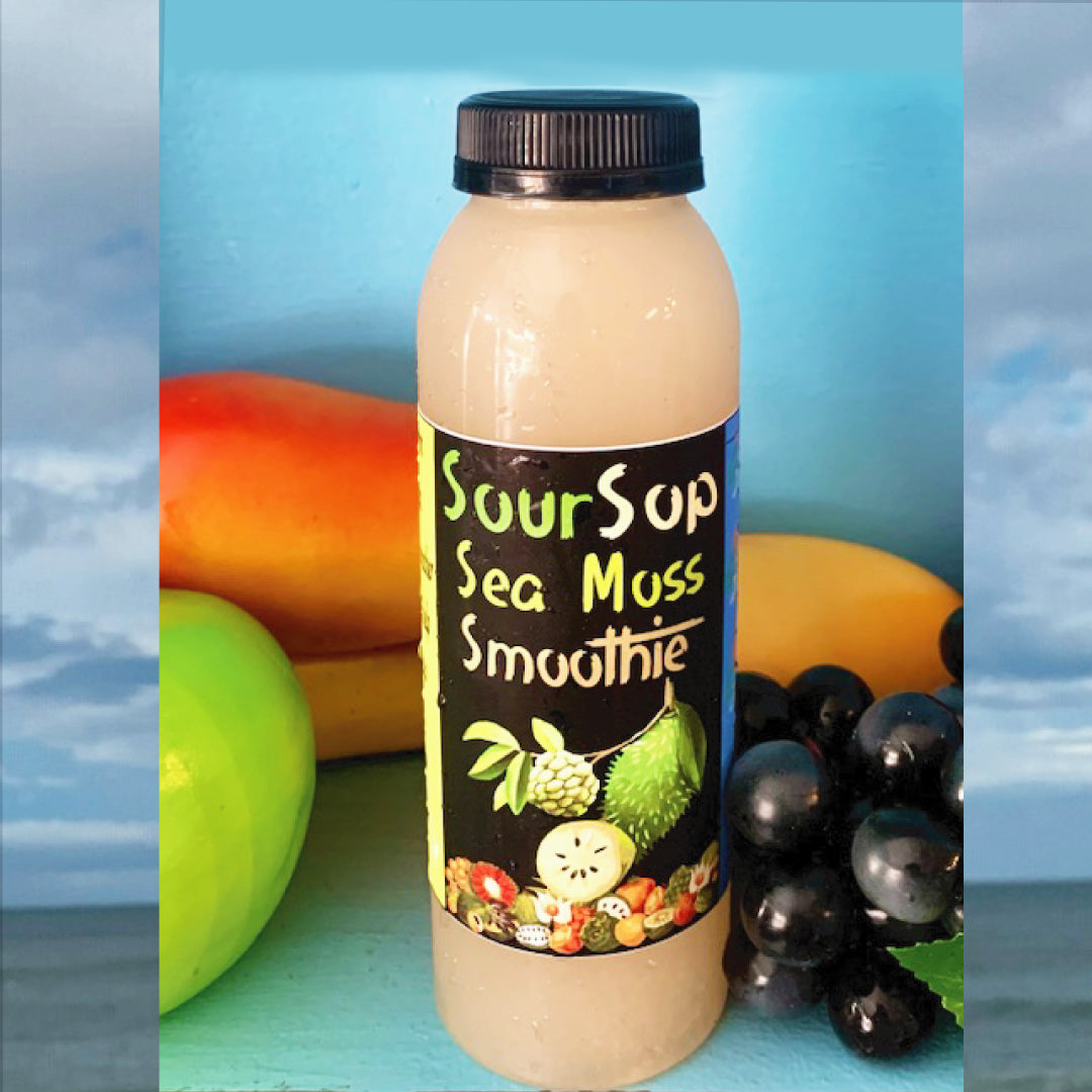 SOURSOP SEAMOSS SMOOTHIE (6 pack/ $7.00 per bottle)