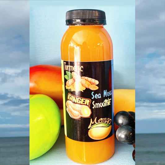 TUMERIC & GINGER SEAMOSS SMOOTHIE (6 pack/ $7.00 per bottle)